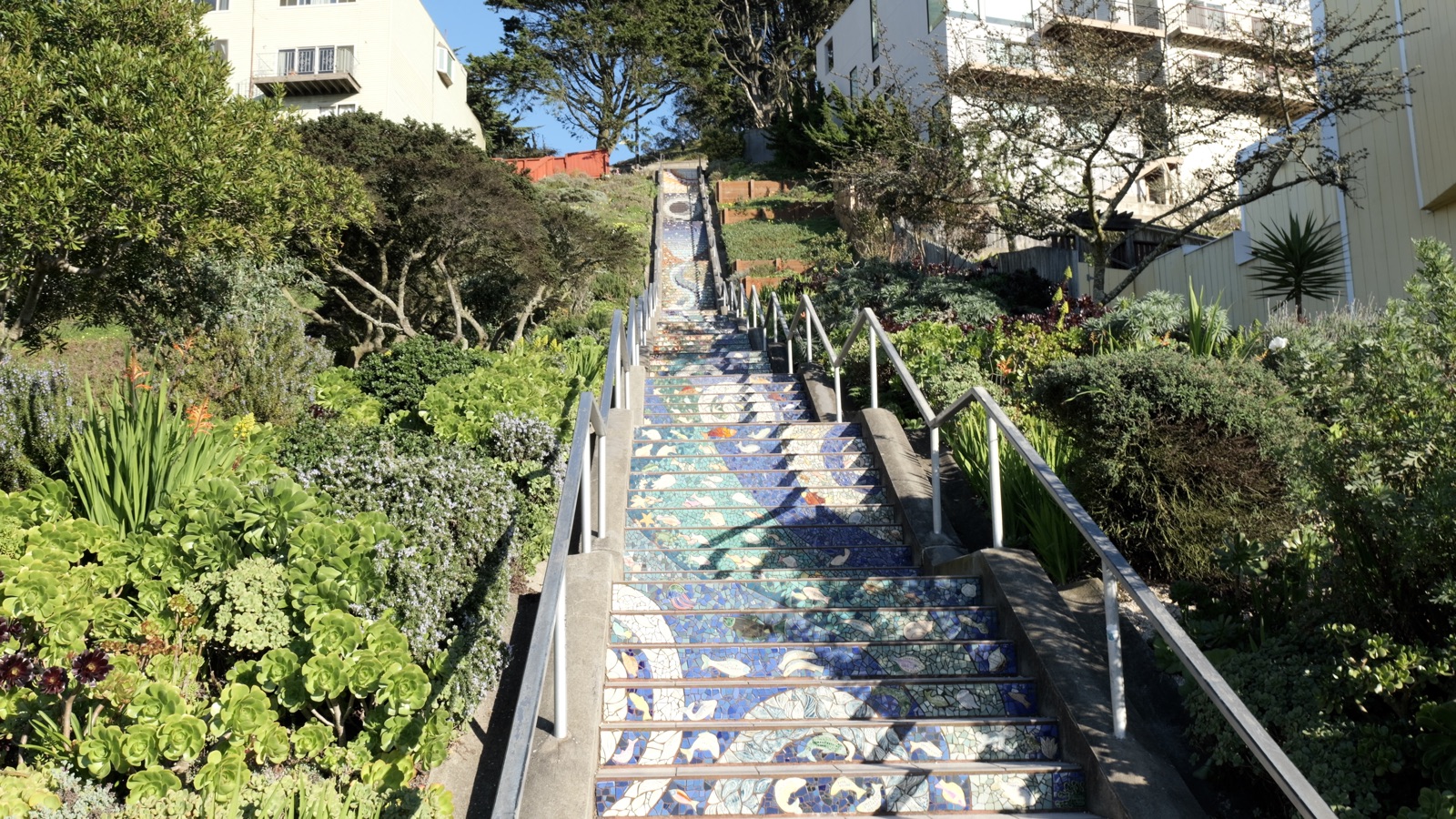The mosaic-tiled 16th Avenue Tiled Steps in Golden Gate Heights